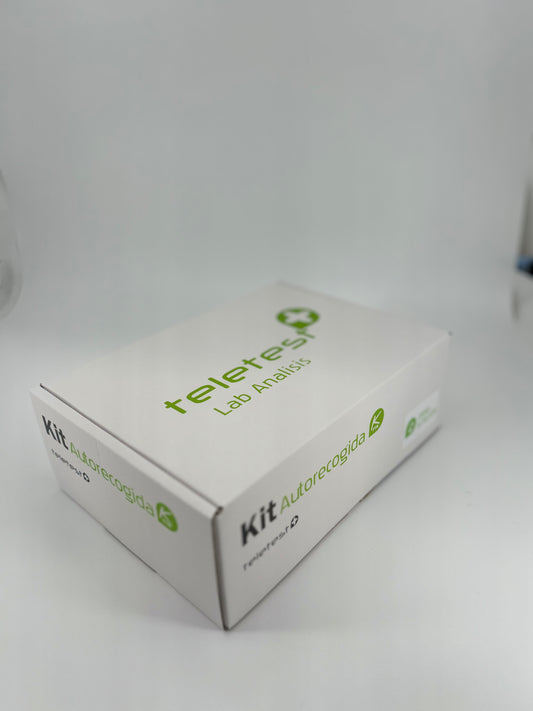 Kit Autorecogida pentru testul Acizi organici în urină -Profil Extins, utilizat în analiza căilor metabolice prin mostre de urină.